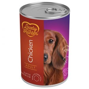 Волоgий корм для дорослих собак з куркою