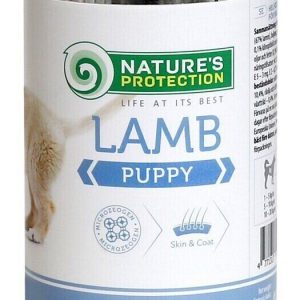 Вологий корм для цуценят всіх порід з ягнятиною Nature's Protection Puppy Lamb 800г