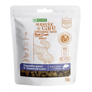 Беззернові ласощі для дорослих собак всіх порід з рудим окрасом шерсті