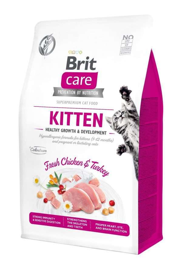 Сухий корм для кошенят Brit Care Cat GF Kitten HGrowth & Developmen, 400кг