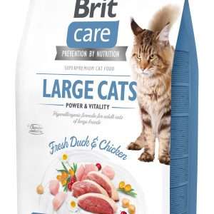 Сухий корм для котів великих порід Brit Care Cat GF Large cats Power & Vitality, 2 кг