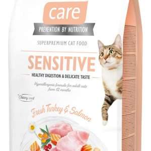 Сухий корм для котів з чутливим травленням Brit Care Cat GF Sensitive HDigestion & Delicate Taste, 7 кг