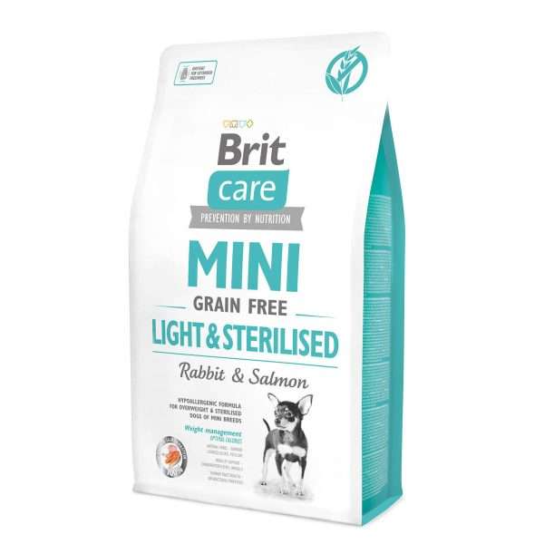 Сухий корм для собак мініатюрних порід Brit Care GF Mini Light & Sterilised, 2 кг