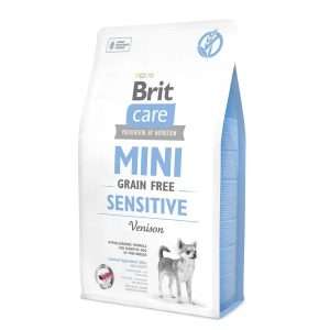 Сухий корм для собак мініатюрних порід з чутливим травленням Brit Care GF Mini Sensitive, 2 кг