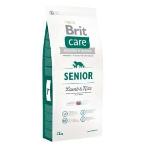 Сухий корм для старіючих собак всіх порід Brit Care Senior Lamb & Rice, 12 кг