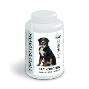 ПРОФІЛАЙН для собак ГАГ КОМПЛЕКС для суглобів та зв'язок 100 табл