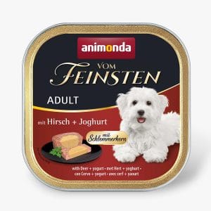 Вологий корм для собак Animonda Vom Feinsten Adult with Deer + yogurt, 150 г