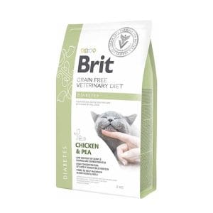 Сухий корм для котів Brit VetDiets Diabetes, 2кг