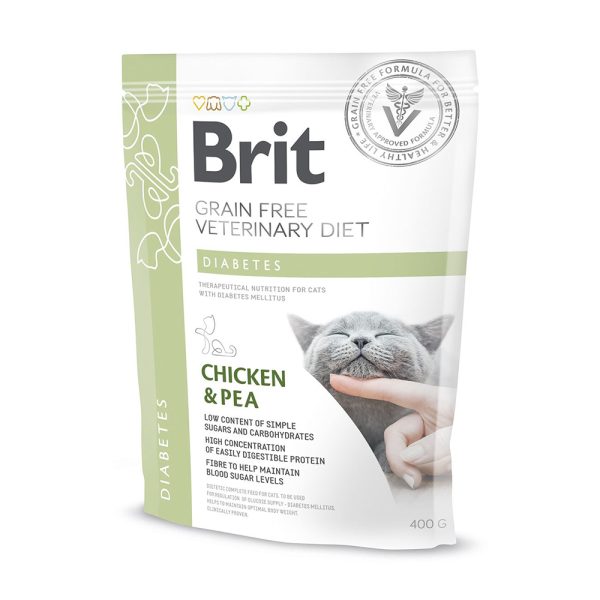 Сухий корм для котів Brit VetDiets Diabetes, 400г