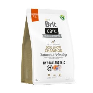 Корм для виставкових собак Brit Care Dog Hypoallergenic Dog Show Champion з лососем і оселедцем, 3 кг