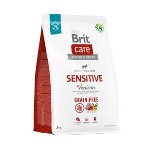 Корм для собак з чутливим травленням Brit Care Dog Grain-free Sensitive беззерновий з олениною, 3 кг