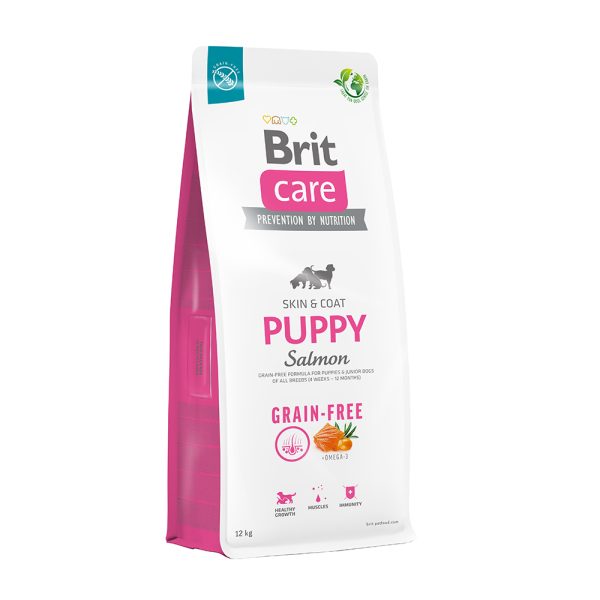 Корм для цуценят Brit Care Dog Grain-free Puppy беззерновий з лососем, 12 кг
