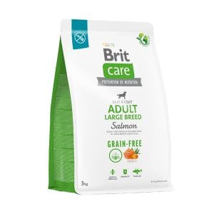 Корм для собак великих порід Brit Care Dog Grain-free Adult Large Breed беззерновий з лососем, 3 кг