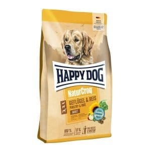 Сухий корм Happy Dog Naturcroq Geflugell Pur&Reis  для дорослих собак  всіх порід з птицею та рисом 4 кг