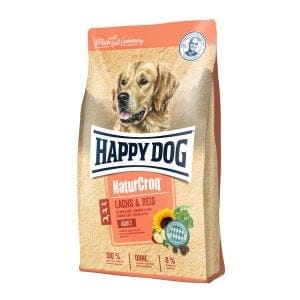 Сухий корм Happy Dog Naturcroq Lachs & Reis для дорослих собак всіх порід з лососем та рисом 11 кг