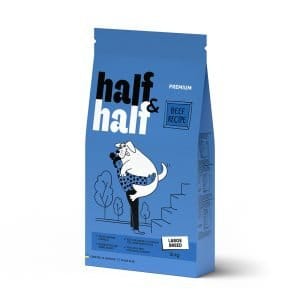 Корм сухий HalfHalf для кошенят з яловичиною 2 кг