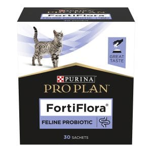 Пробіотик PRO PLAN FortiFlora для дорослих котів та кошенят для підтримання нормальної міклофлори шлунково-кишкового тракту 30х1 г