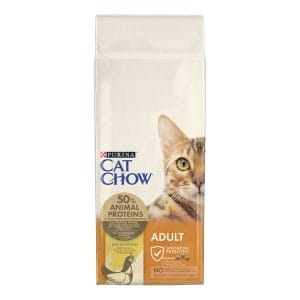 Сухий корм CAT CHOW Adult для дорослих котів з куркою 15 кг