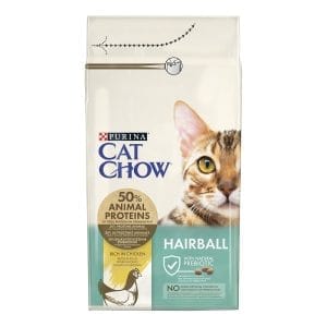 Сухий корм CAT CHOW Hairball для дорослих котів для зменшення утворення кульок шерсті у травному тракті з куркою 1.5 кг