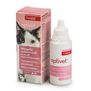 Краплі навколо очей відбілюючі для тварин Candioli Оптівет 50 мл