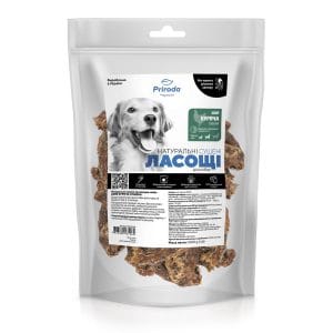 Натуральні сушені ласощі для собак Шия куряча сушена 1000 г