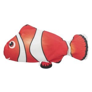 Іграшка для котів Trixie риба, яка рухається, тканина, котяча м'ята, 26 см