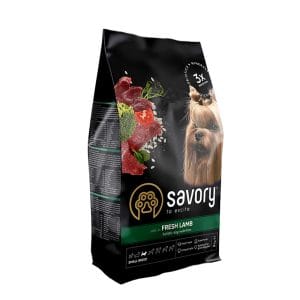 Сухий корм Savory для собак малих порід зі свіжим м’ясом ягняти, 3 кг