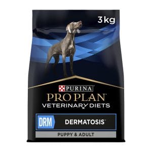 Сухий дієтичний корм PRO PLAN VETERINARY DIETS DRM Dermatosis для цуценят та дорослих собак для підтримання функції шкіри при дерматозах та надмірному випадінні шерсті 3 кг
