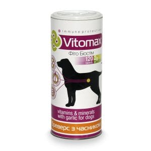Вітаміни "Бреверс з пивними дріжджами та часником" Vitomax для собак (120 табл.)