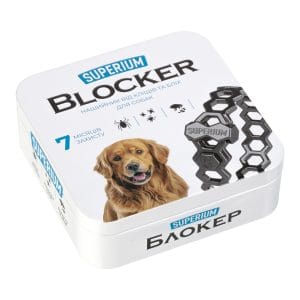 СУПЕРІУМ Блокер Протипаразитарний нашийник для котів та собак, 70 см